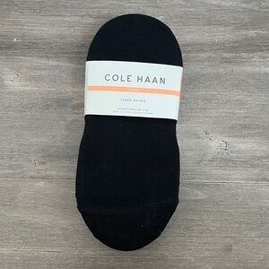 Cole Haan Women's Black Liner Socks